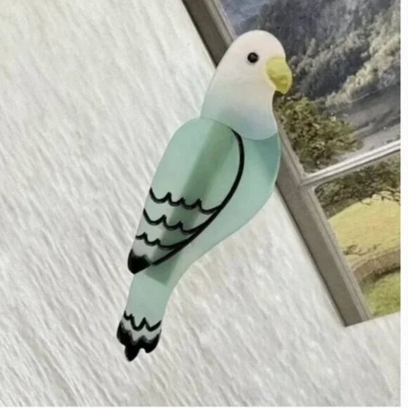 ⭐️❤️ FREE Parrot Bird Animal Hair Accessory Modern Chic Girly Trendy Party Clip - Picture 4 of 5